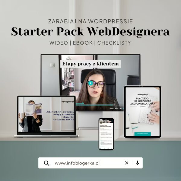 starter pack webdesignera