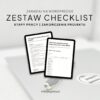 Pakiet 2 checklist dla Webdesignera: Etapy pracy z klientem i Zakończenie projektu