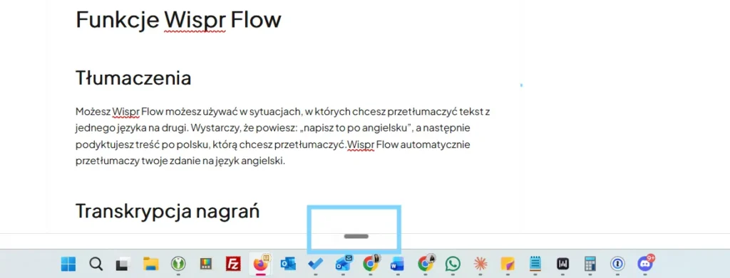 Wispr-Flow-zrzut-ekranu-z-aplikacji-windows-recenzja-infoblogerka