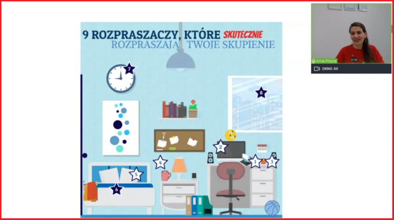 9 rozpraszaczy, które skutecznie zakłócają Twoje skupienie – czyli jak zorganizować naukę online? 85 9 rozpraszaczy csipz 1
