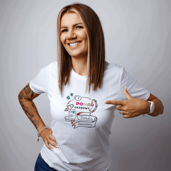 Koszulka-Ponadczasowy-Doradca-Zawodowy-Anna-Ploska-gadzety-dla-doradcow-zawodowych Koszulka "Ponadczasowy Doradca Zawodowy"