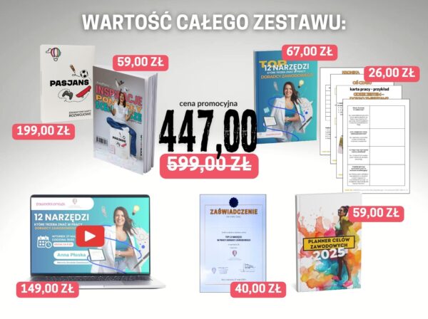 narzedzia-dla-doradcow-zawodowych Zestaw Ebook TOP 12 narzędzi w pracy doradcy zawodowego + Karty PASJAns + bonusy